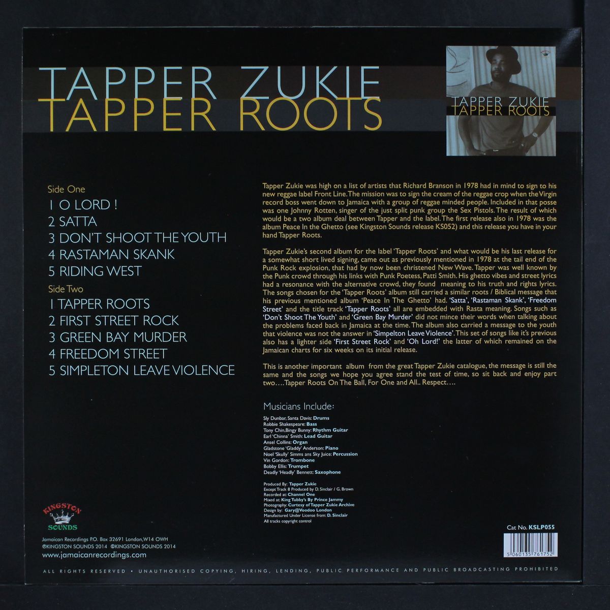 tapper roots by TAPPER ZUKIE