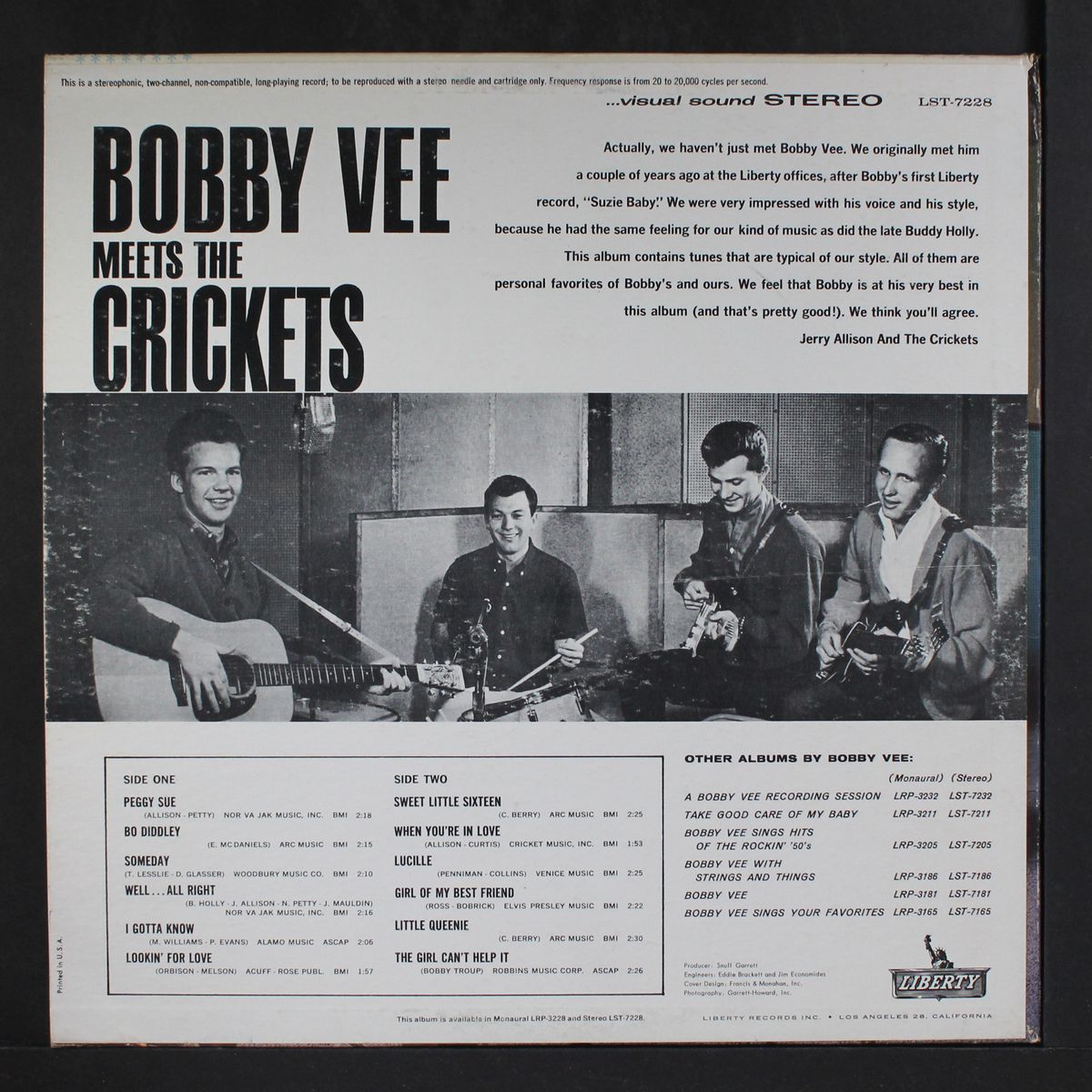 meets the crickets by BOBBY VEE