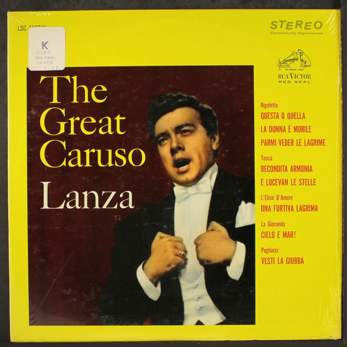 the great caruso by MARIO LANZA
