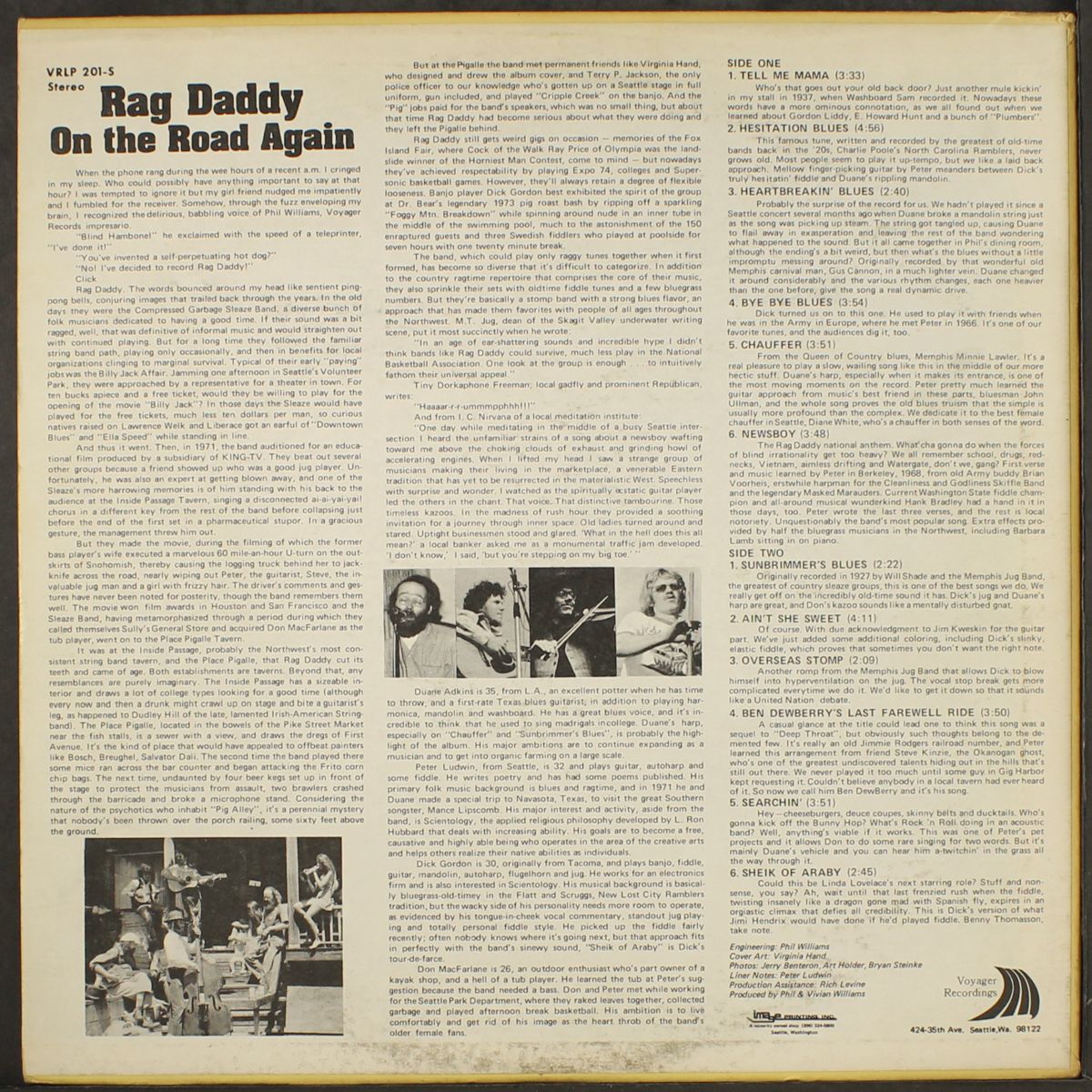 on the road again by RAG DADDY