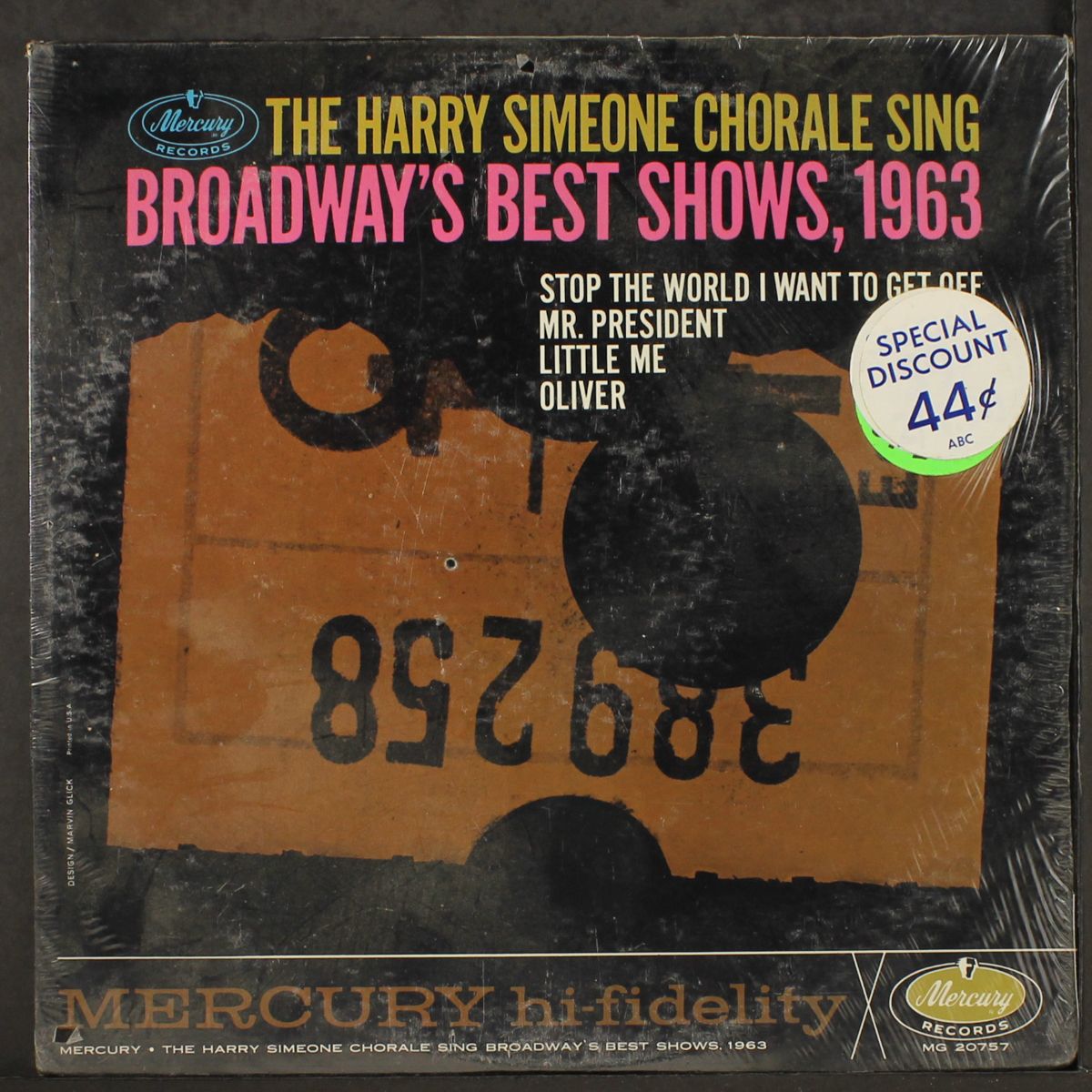 broadway's best shows, 1963 by HARRY SIMEONE CHORALE