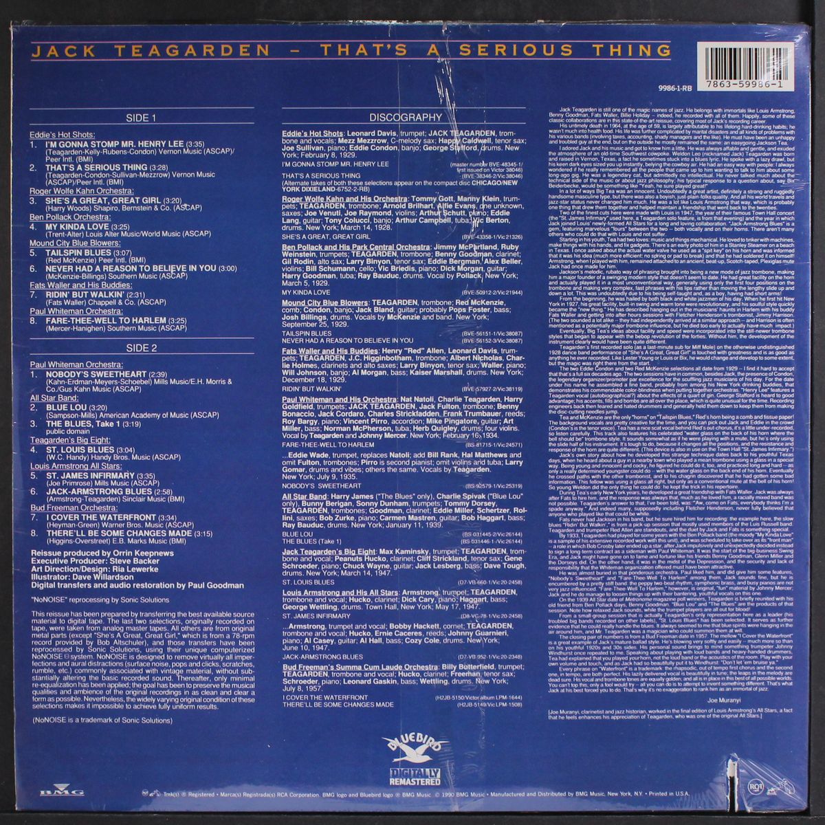 that's a serious thing by JACK TEAGARDEN