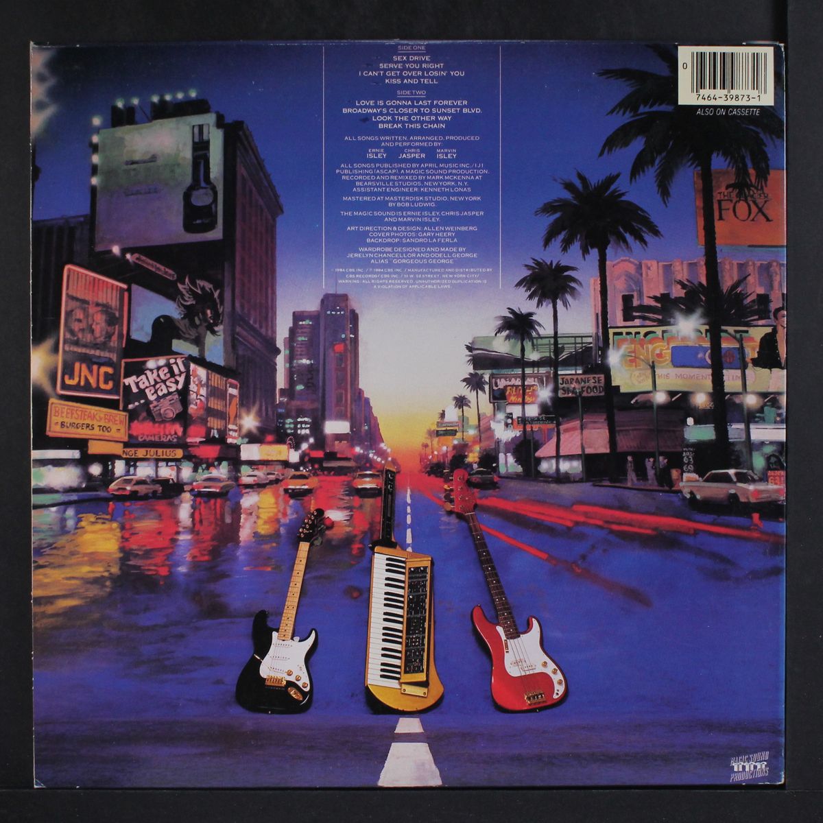 broadway's closer to sunset blvd. by ISLEY JASPER ISLEY