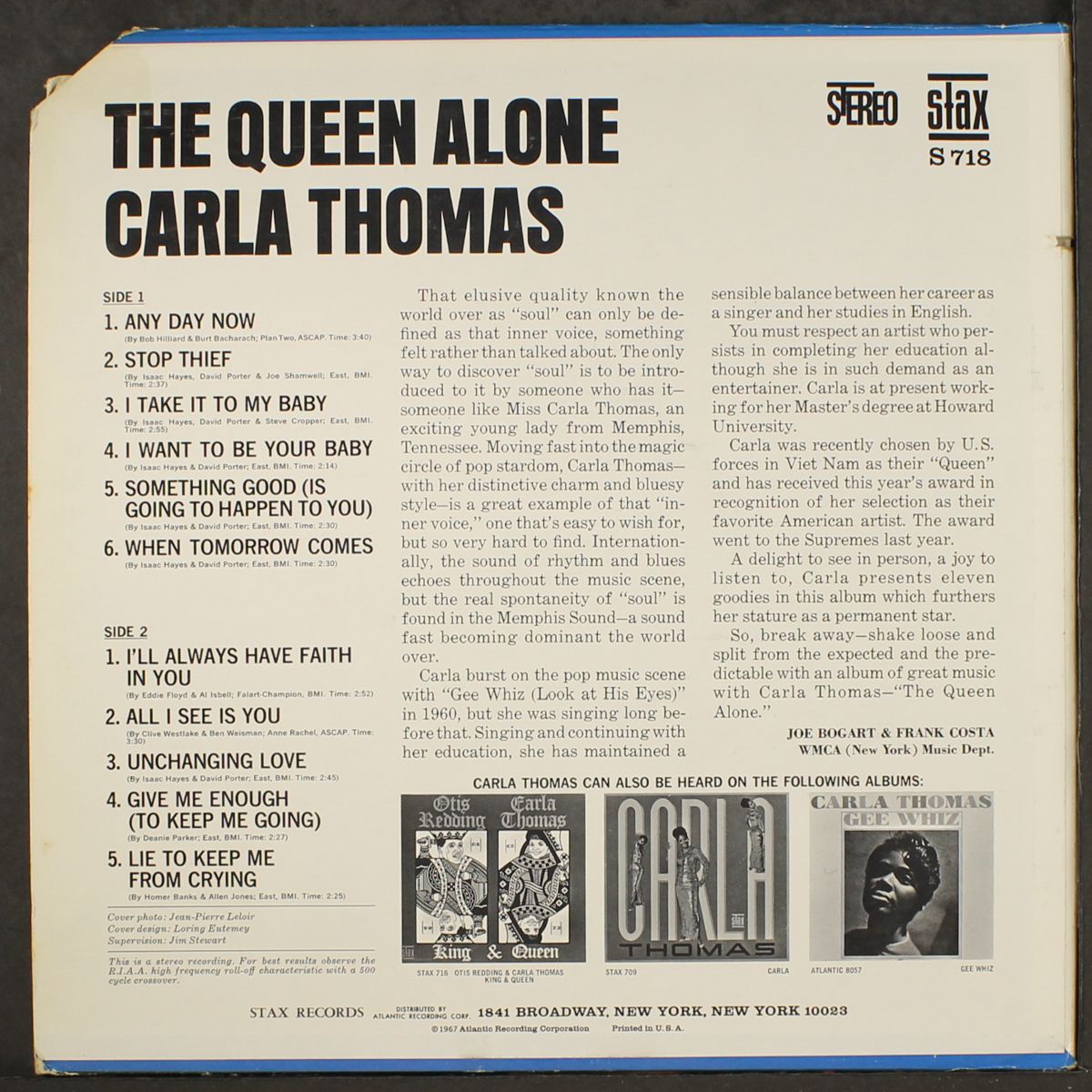 the queen alone by CARLA THOMAS