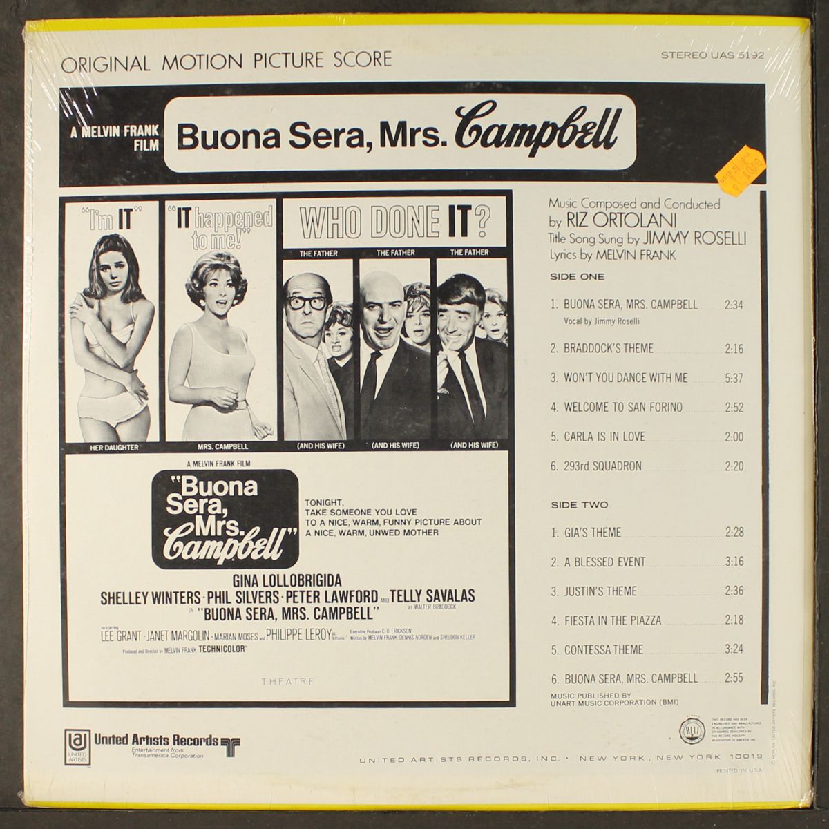 buona sera, mrs. campbell by SOUNDTRACK