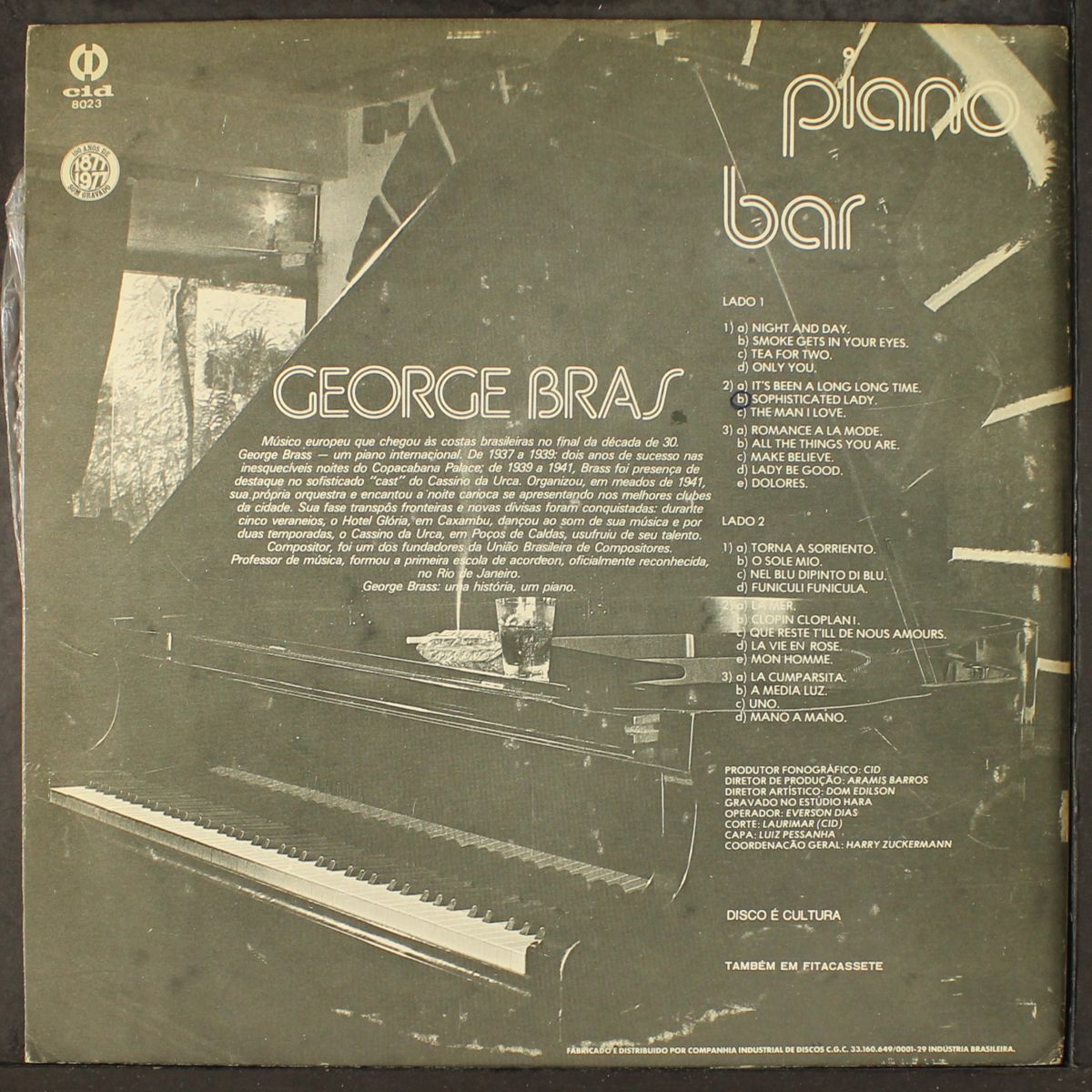 piano bar by GEORGE BRASS