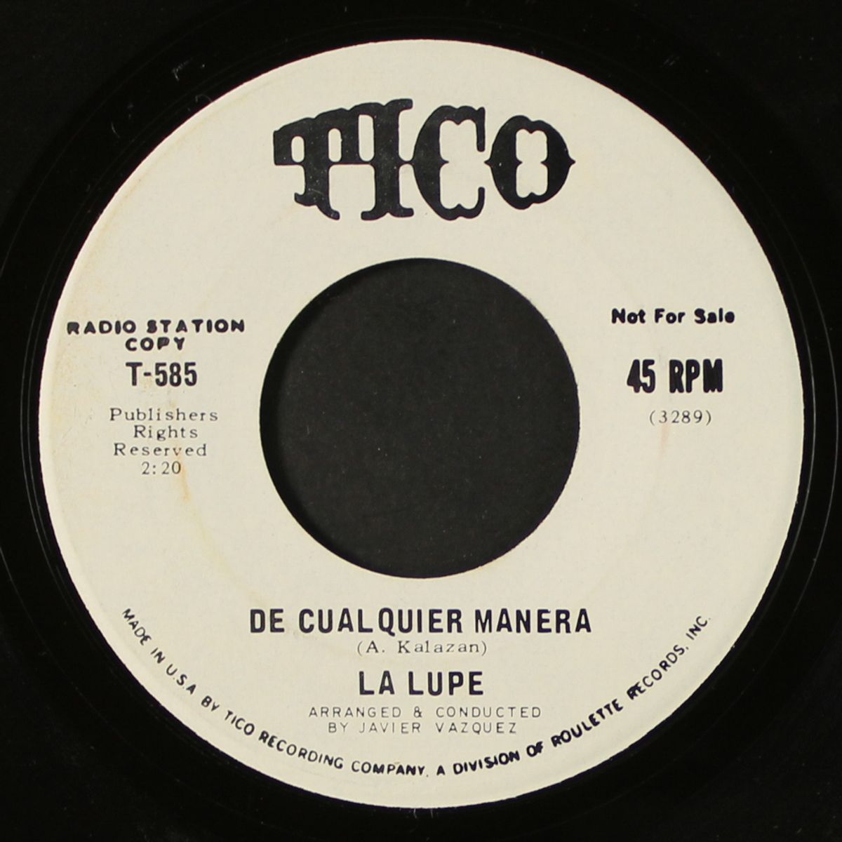 de cualquier manera / el malo by LA LUPE