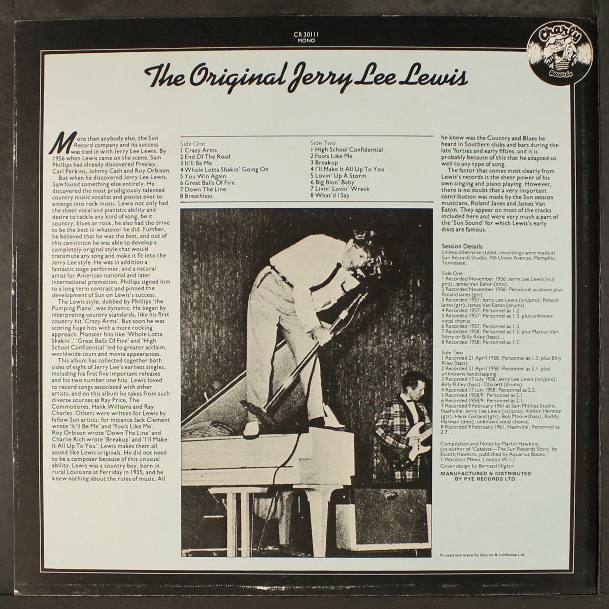 the original by JERRY LEE LEWIS