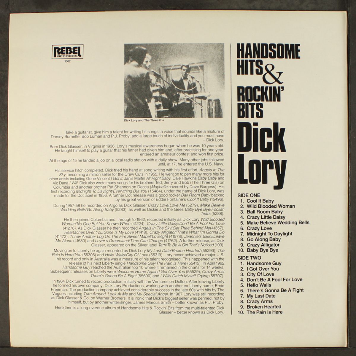handsome hits & rockin' bits by DICK LORY