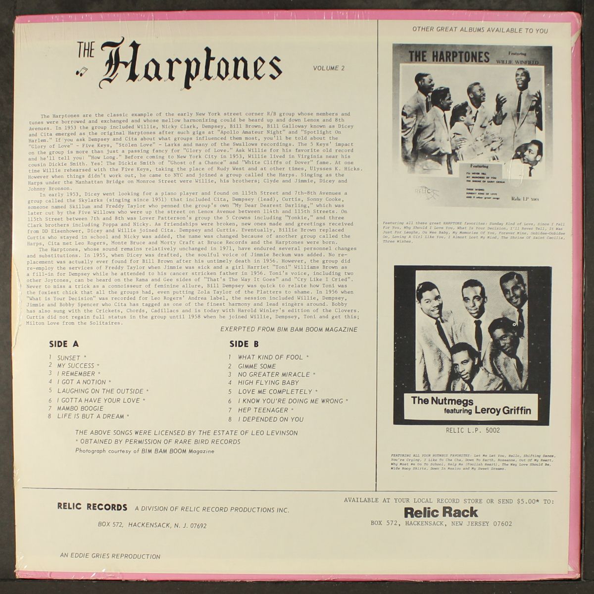 featuring willie winfield, vol. 2 by HARPTONES