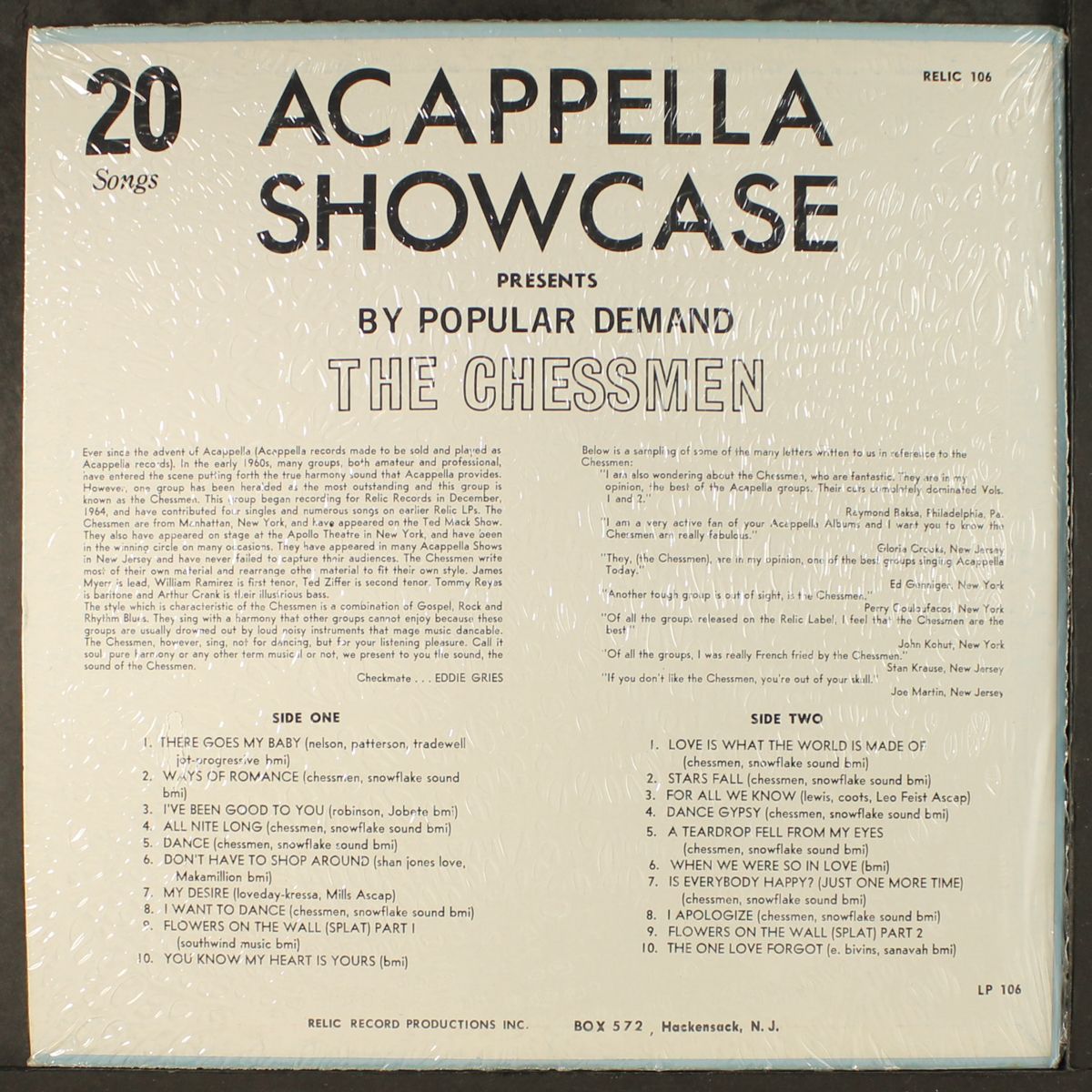 acappella showcase by CHESSMEN