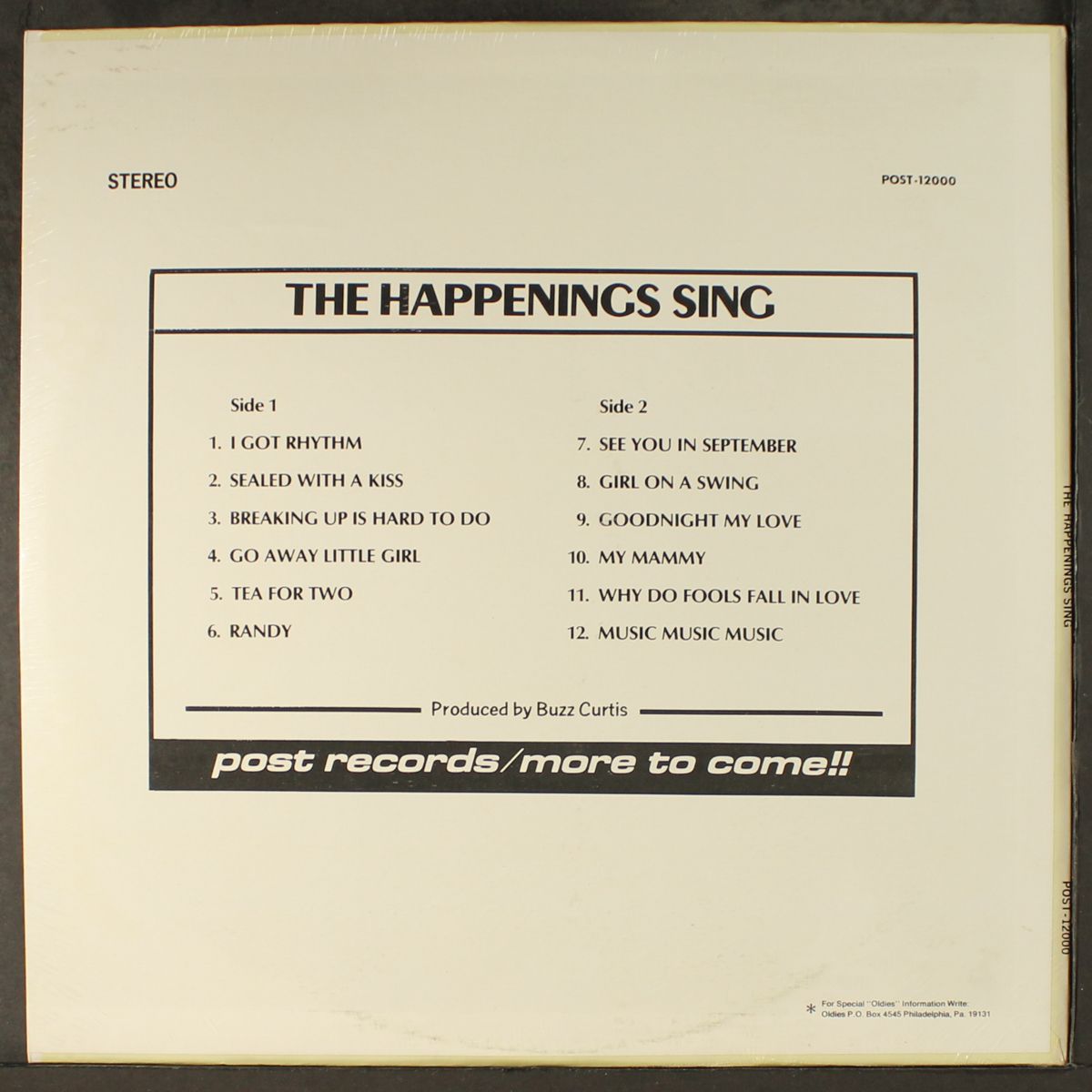 sing by HAPPENINGS
