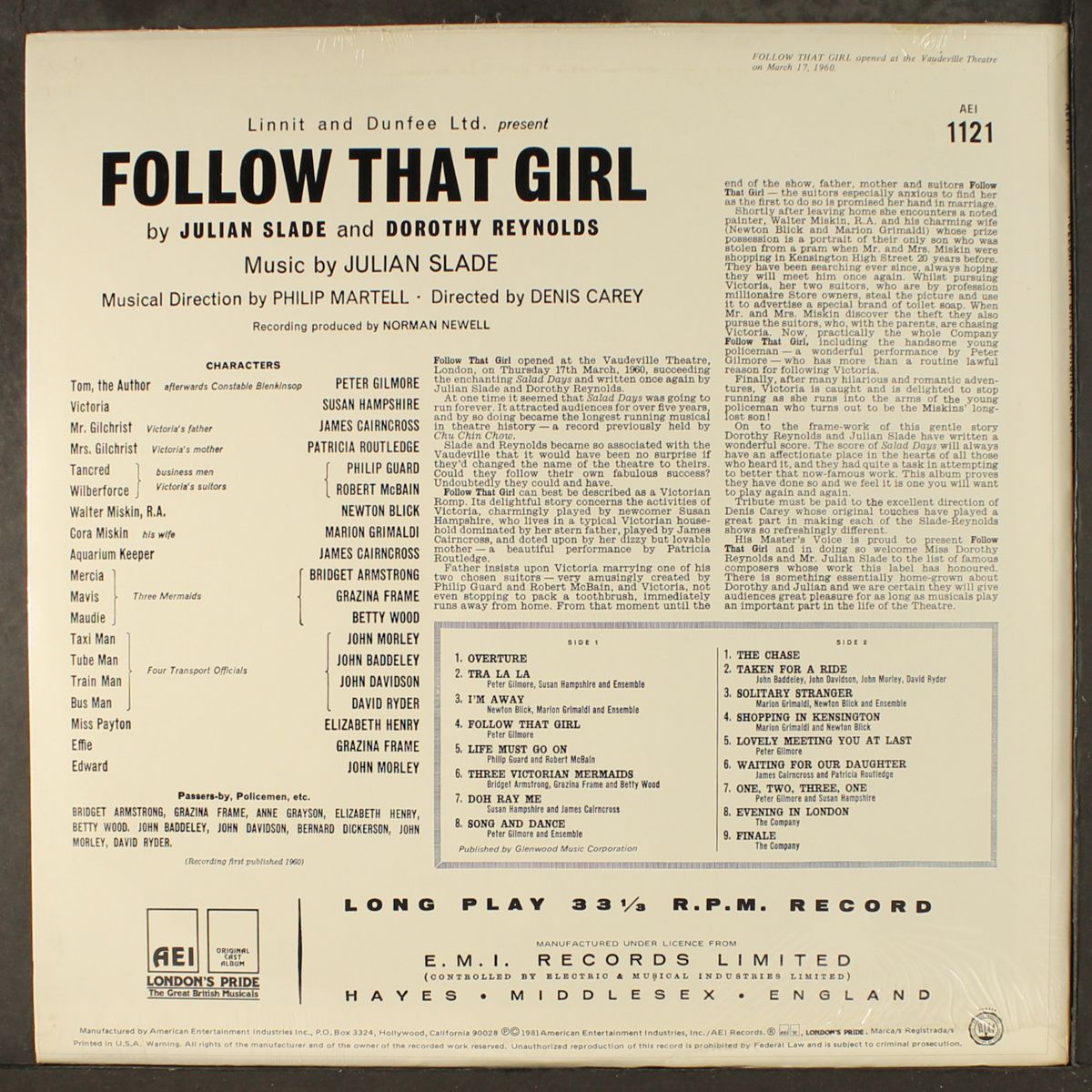 follow that girl by ORIGINAL LONDON CAST