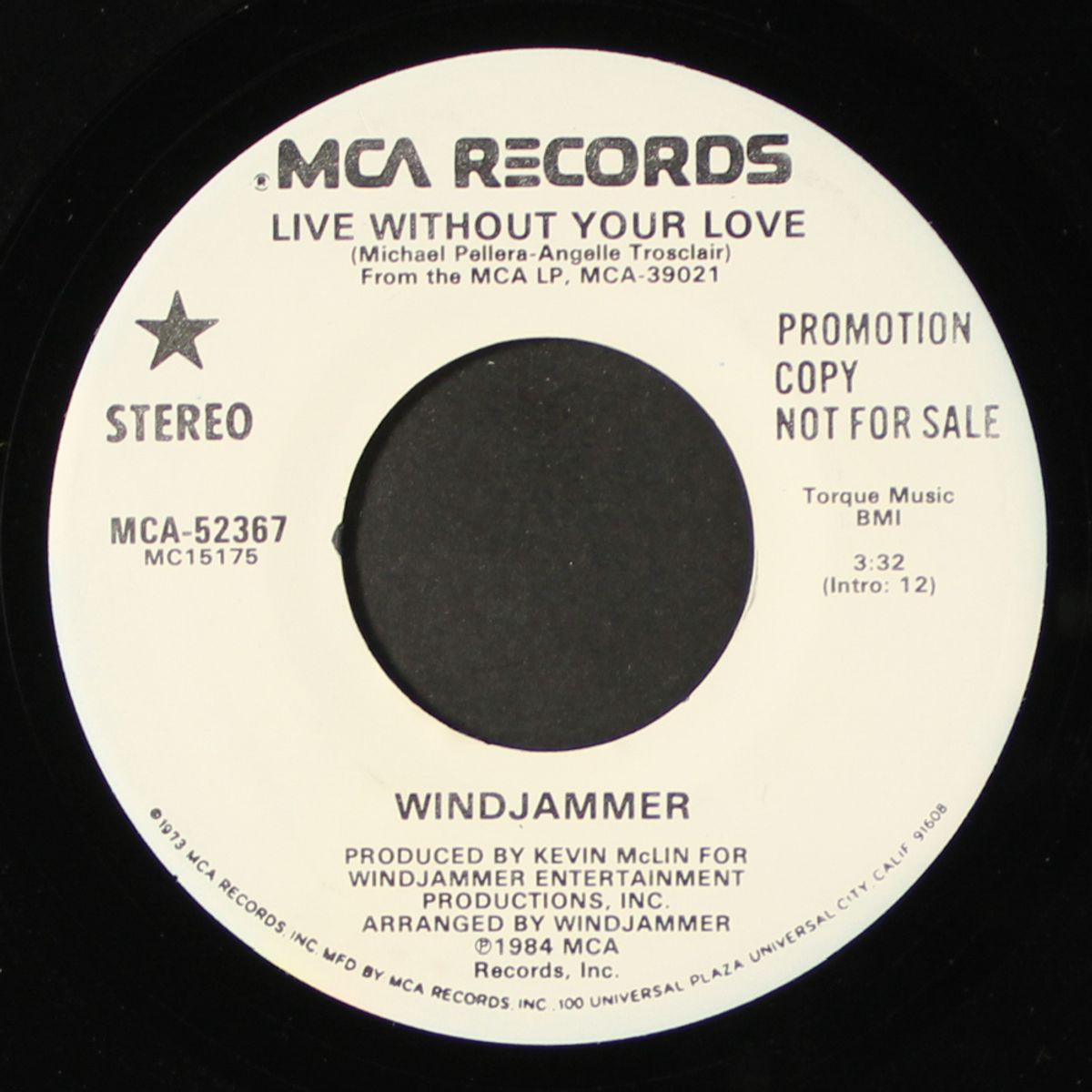 live without your love / same by WINDJAMMER