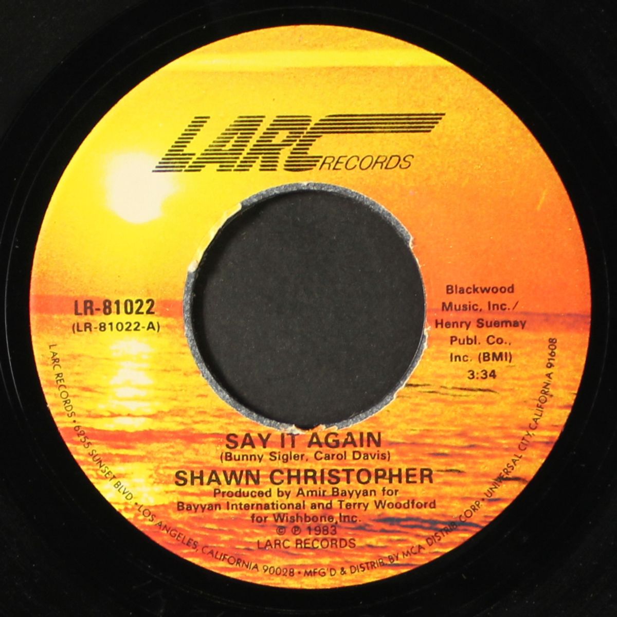 say it again / somebody like you by SHAWN CHRISTOPHER