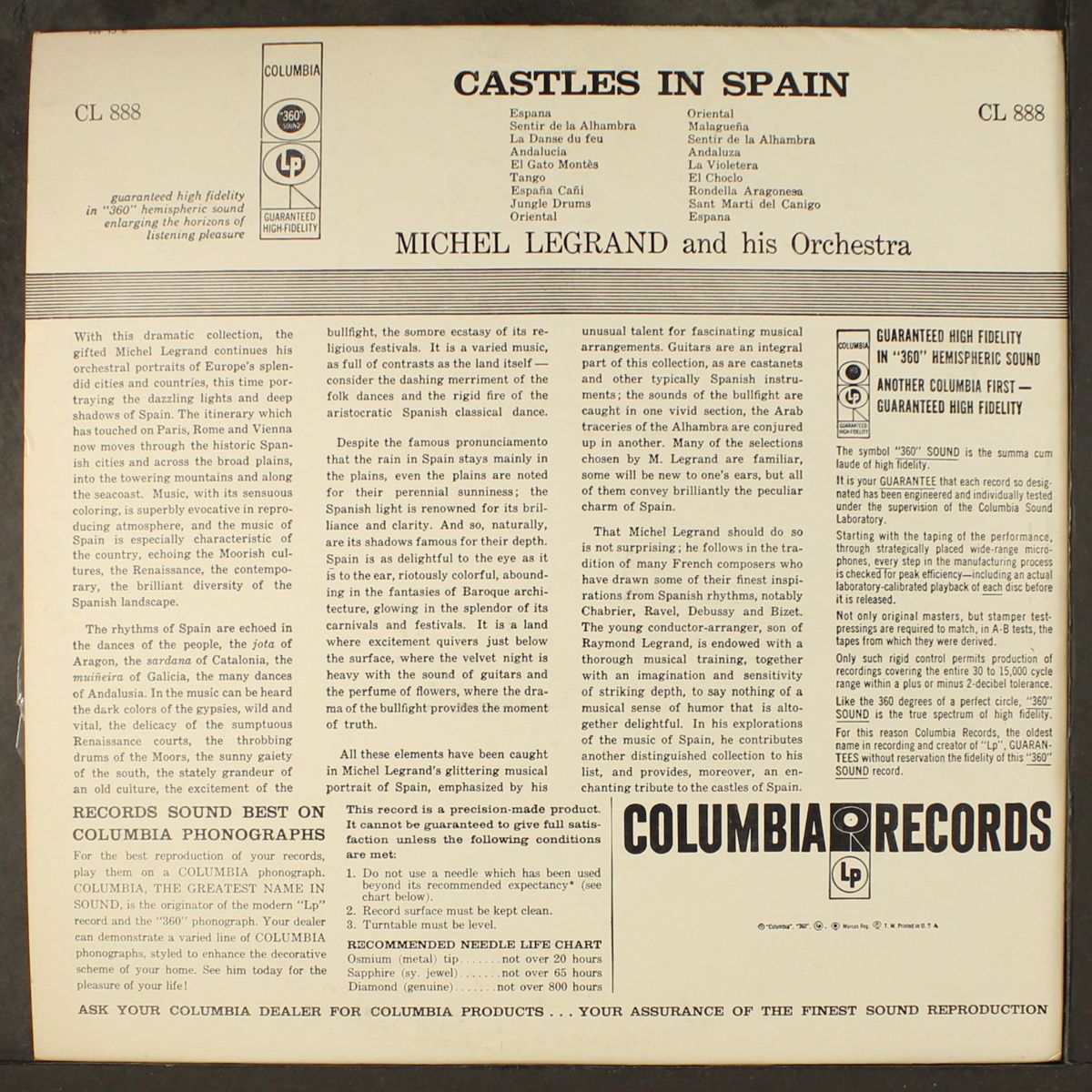 castles in spain by MICHEL LEGRAND