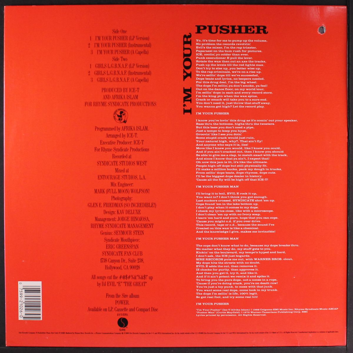 i'm your pusher by ICE-T
