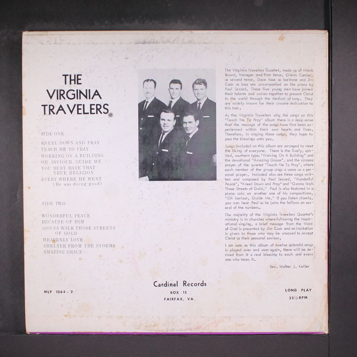 teach me to pray by VIRGINIA TRAVELERS