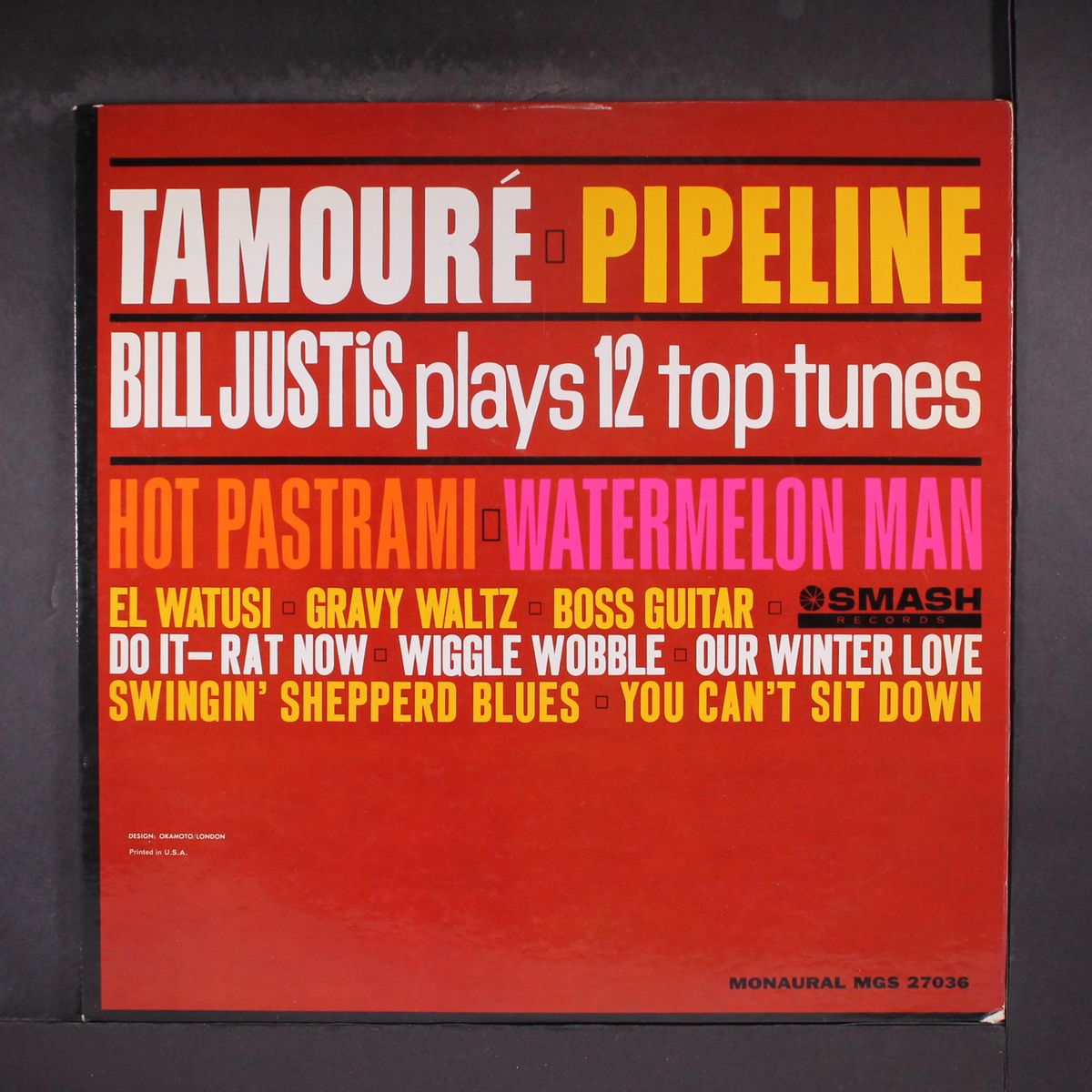 plays 12 top tunes by BILL JUSTIS