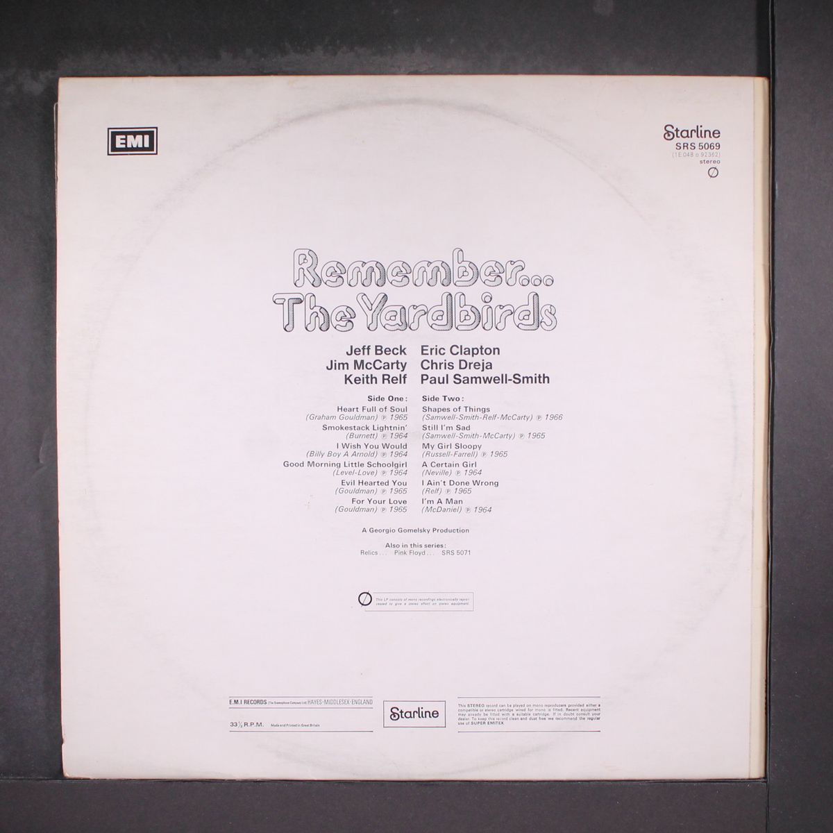remember...the yardbirds by YARDBIRDS