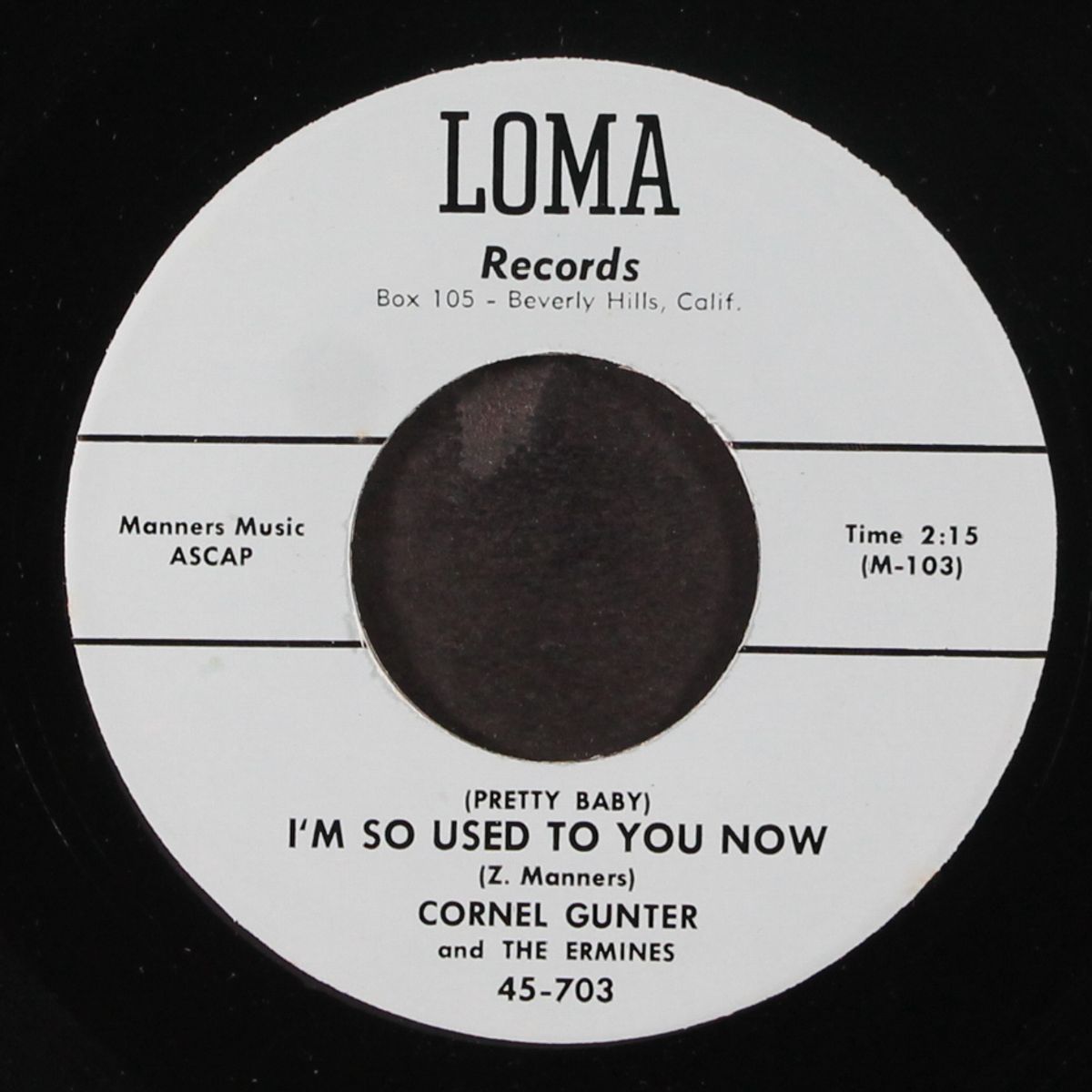 you broke my heart / i'm so used to you now by CORNEL GUNTER & ERMINES