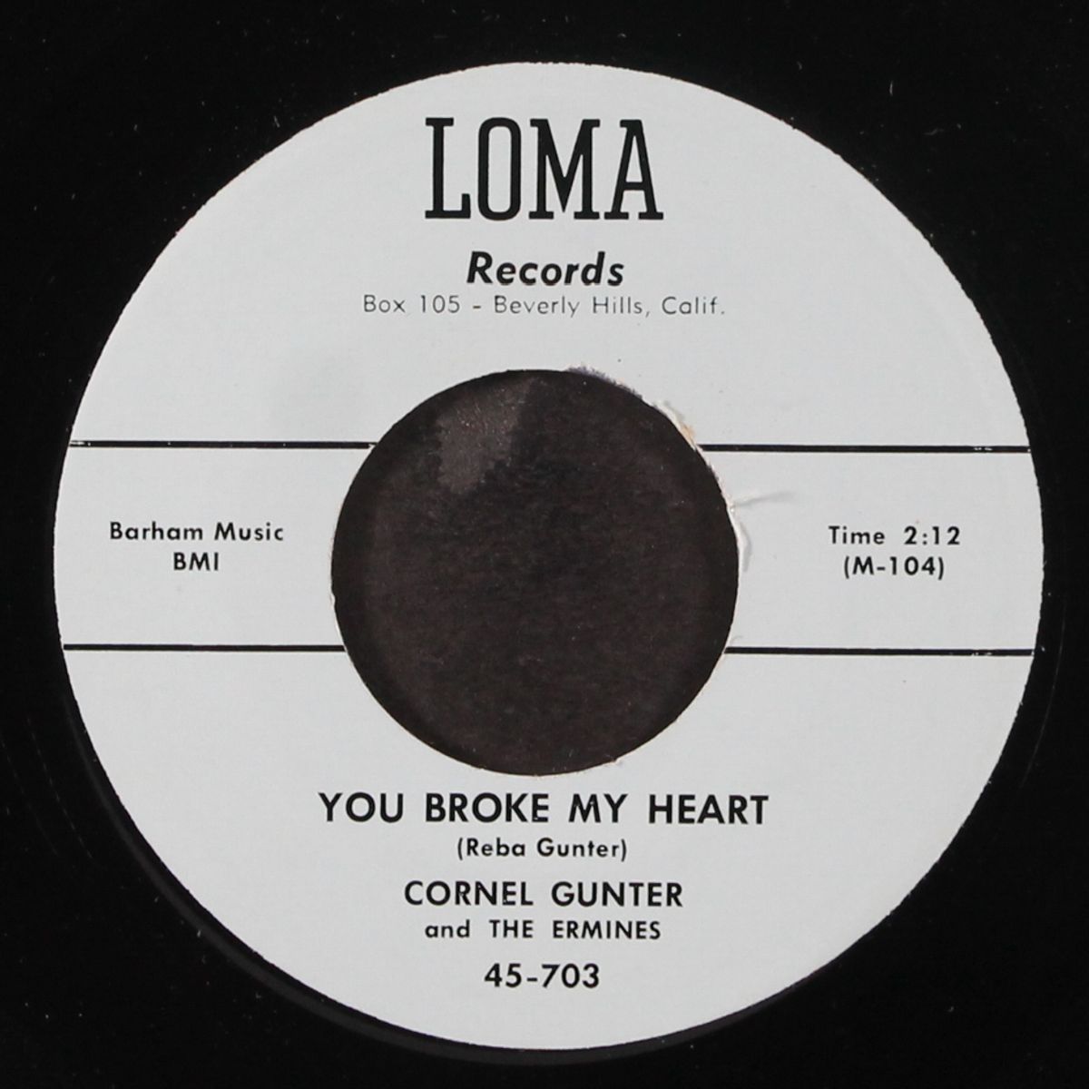 you broke my heart / i'm so used to you now by CORNEL GUNTER & ERMINES