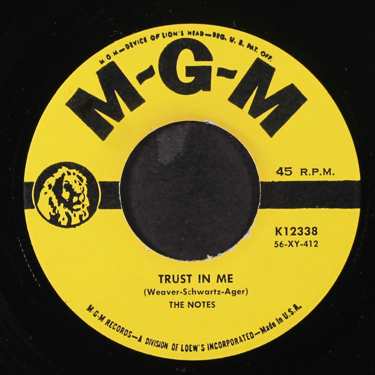 round and round / trust in me by NOTES