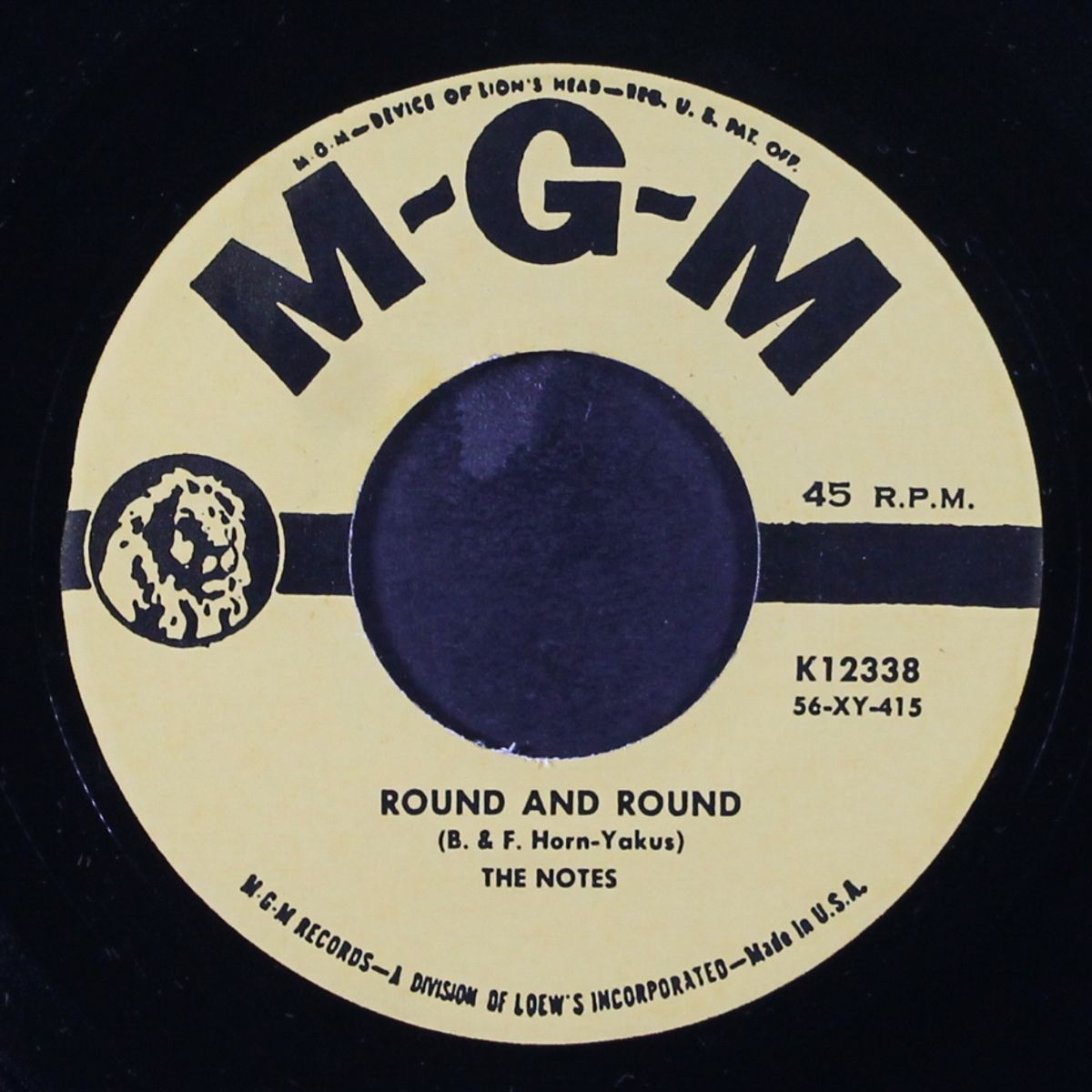 round and round / trust in me by NOTES