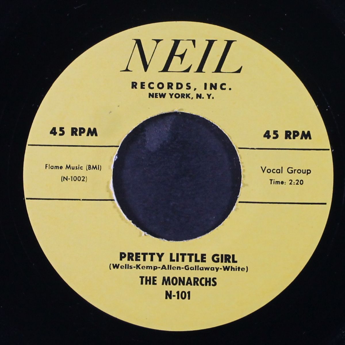 pretty little girl / in my younger days by MONARCHS