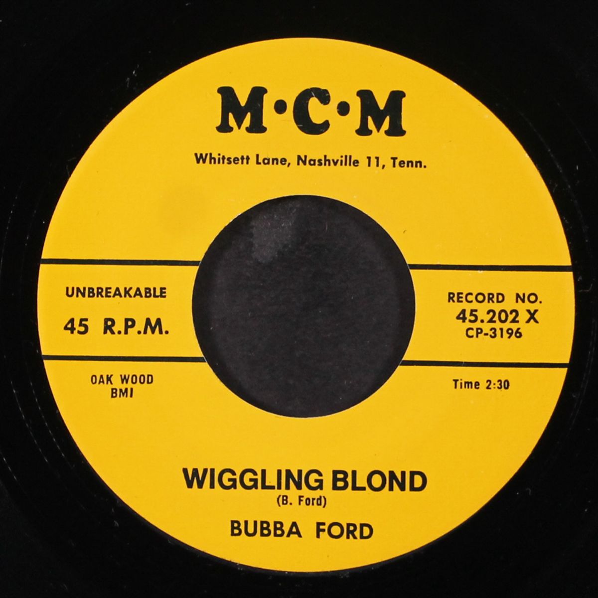 wiggling blond / lindy lou by BUBBA FORD