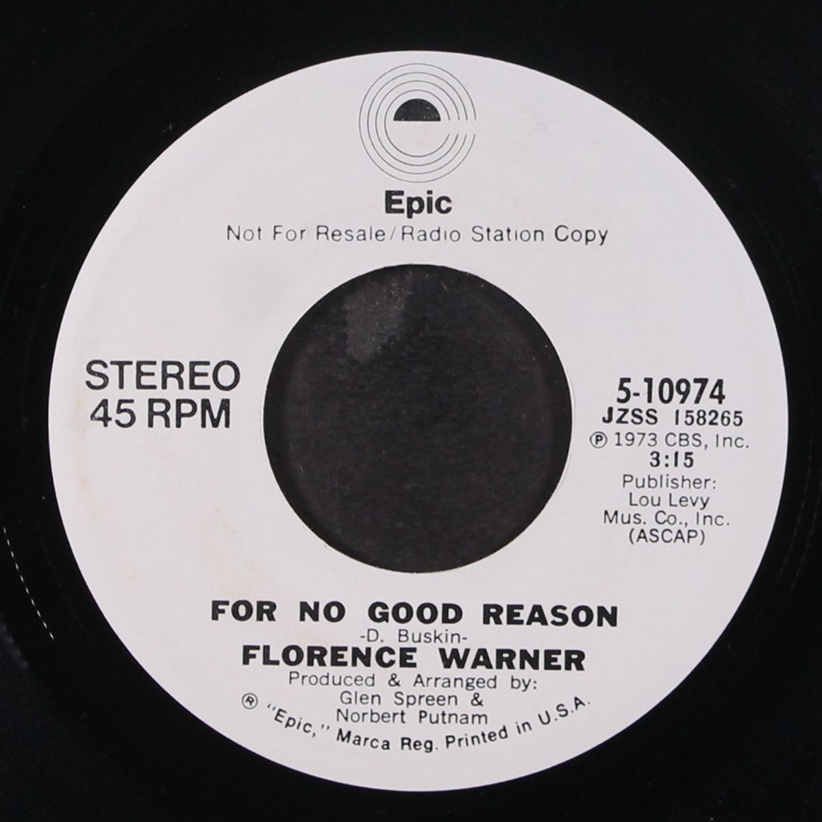 for no good reason / remember by FLORENCE WARNER