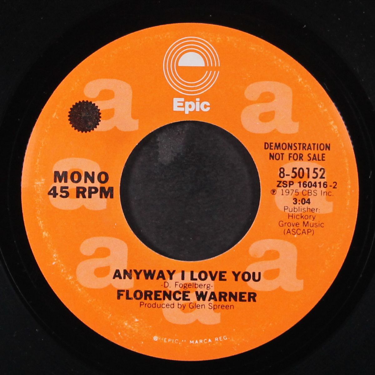 anyway i love you / mono by FLORENCE WARNER