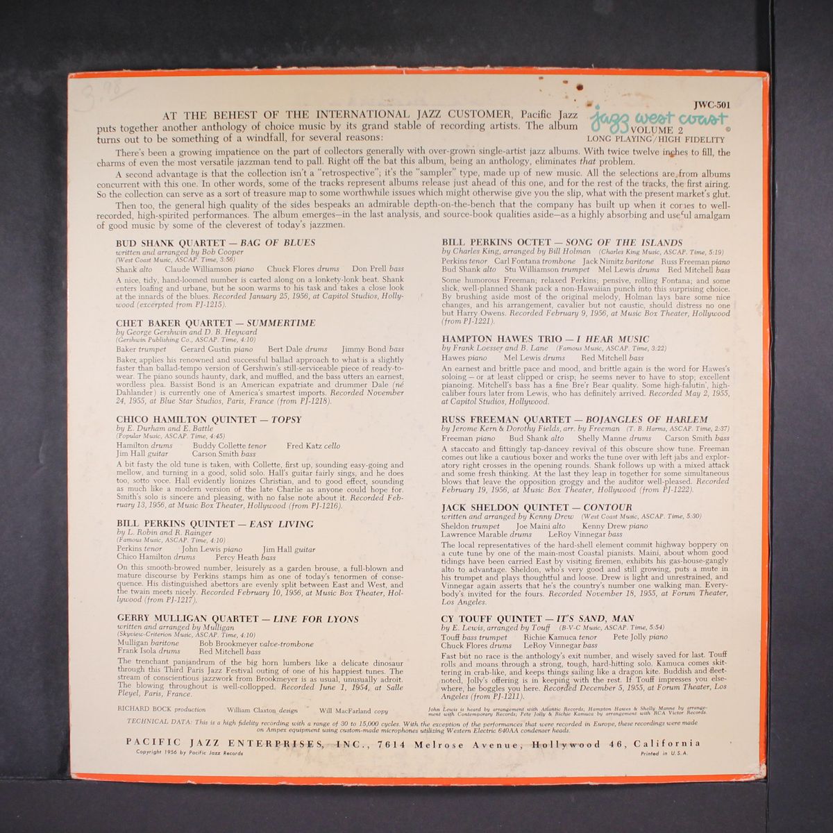 jazz west coast, vol. 2 by VARIOUS