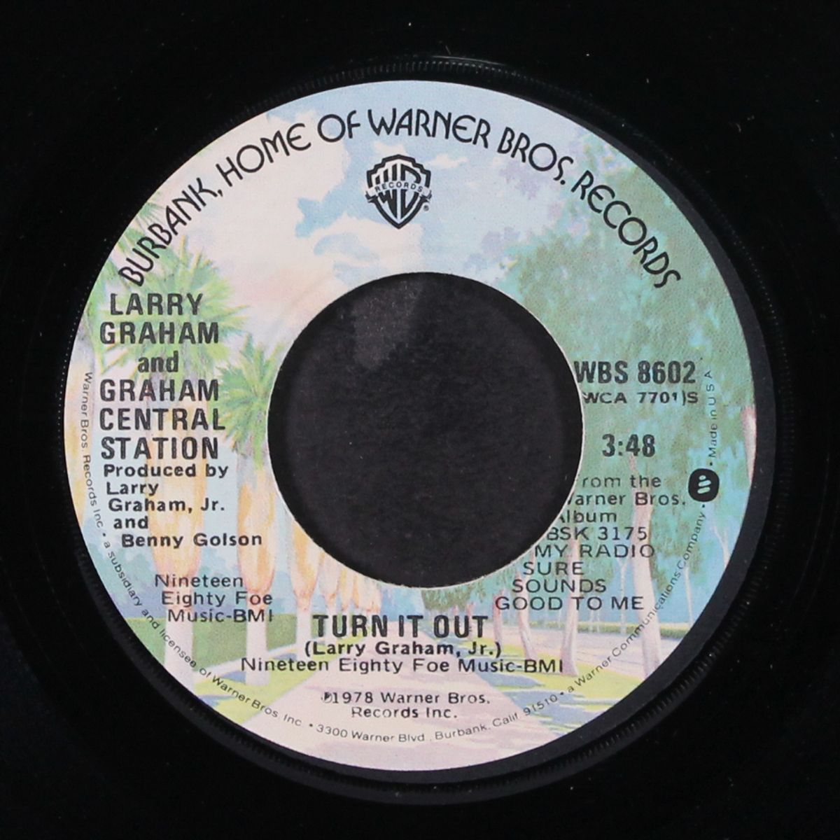 turn it out / my radio sure sounds good to me by LARRY GRAHAM