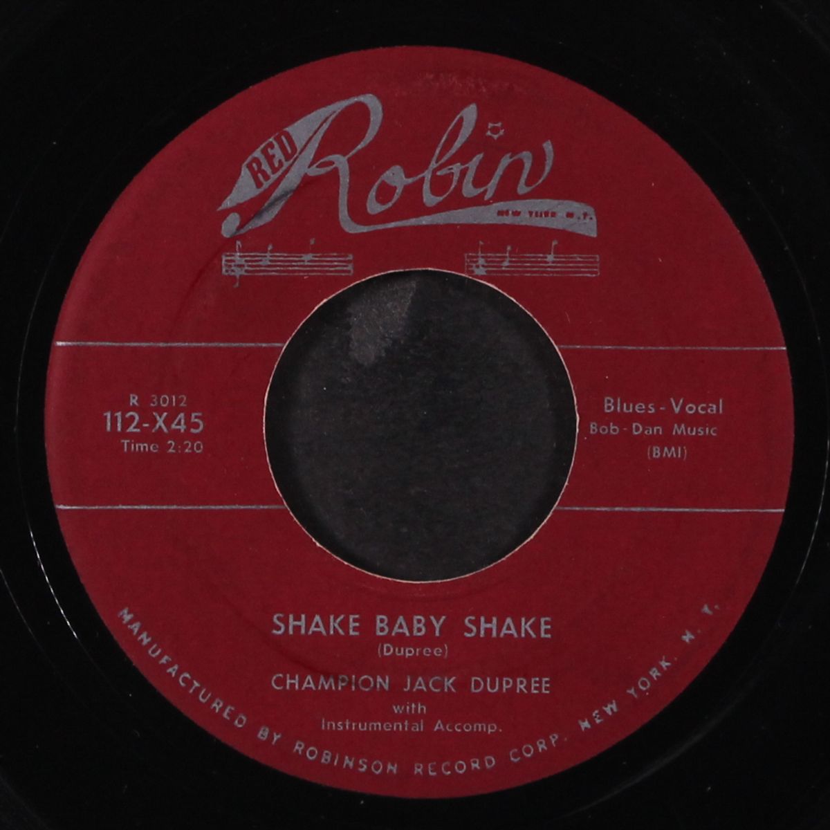 shake baby shake / highway blues by CHAMPION JACK DUPREE