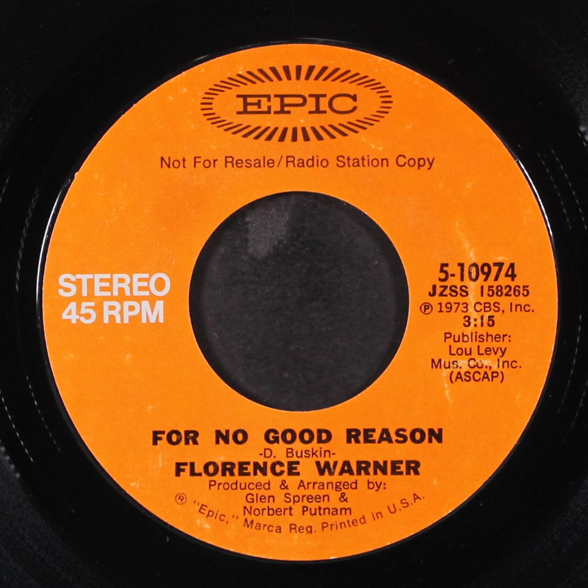 for no good reason / mono by FLORENCE WARNER