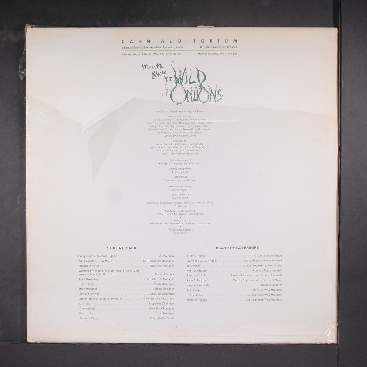waa mu show '77 wild onions by ORIGINAL CAST