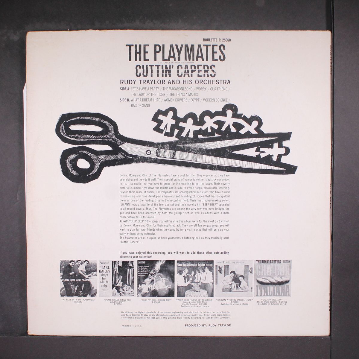 cuttin' capers by PLAYMATES