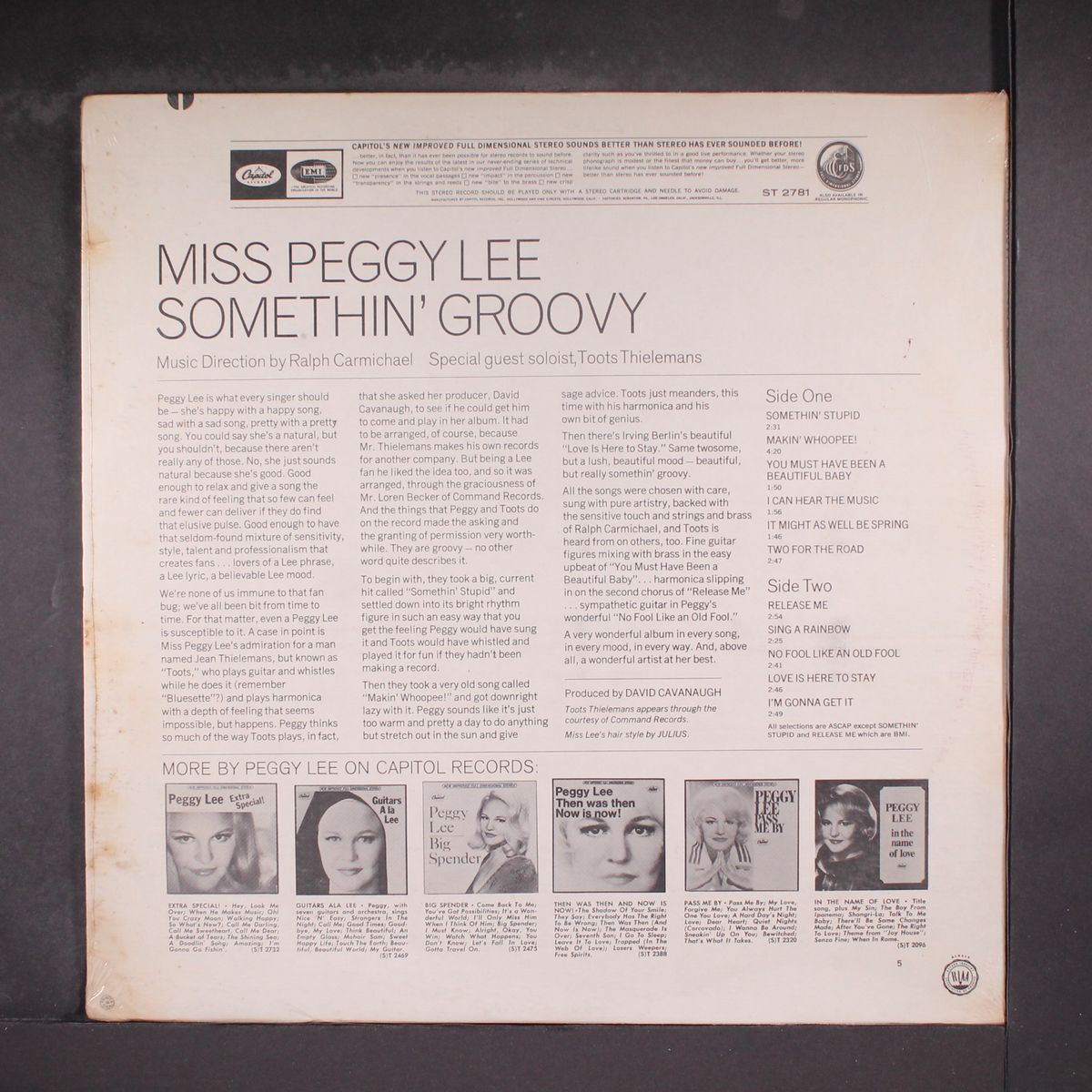 somethin' groovy! by PEGGY LEE
