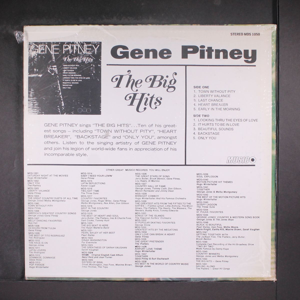 the big hits by GENE PITNEY