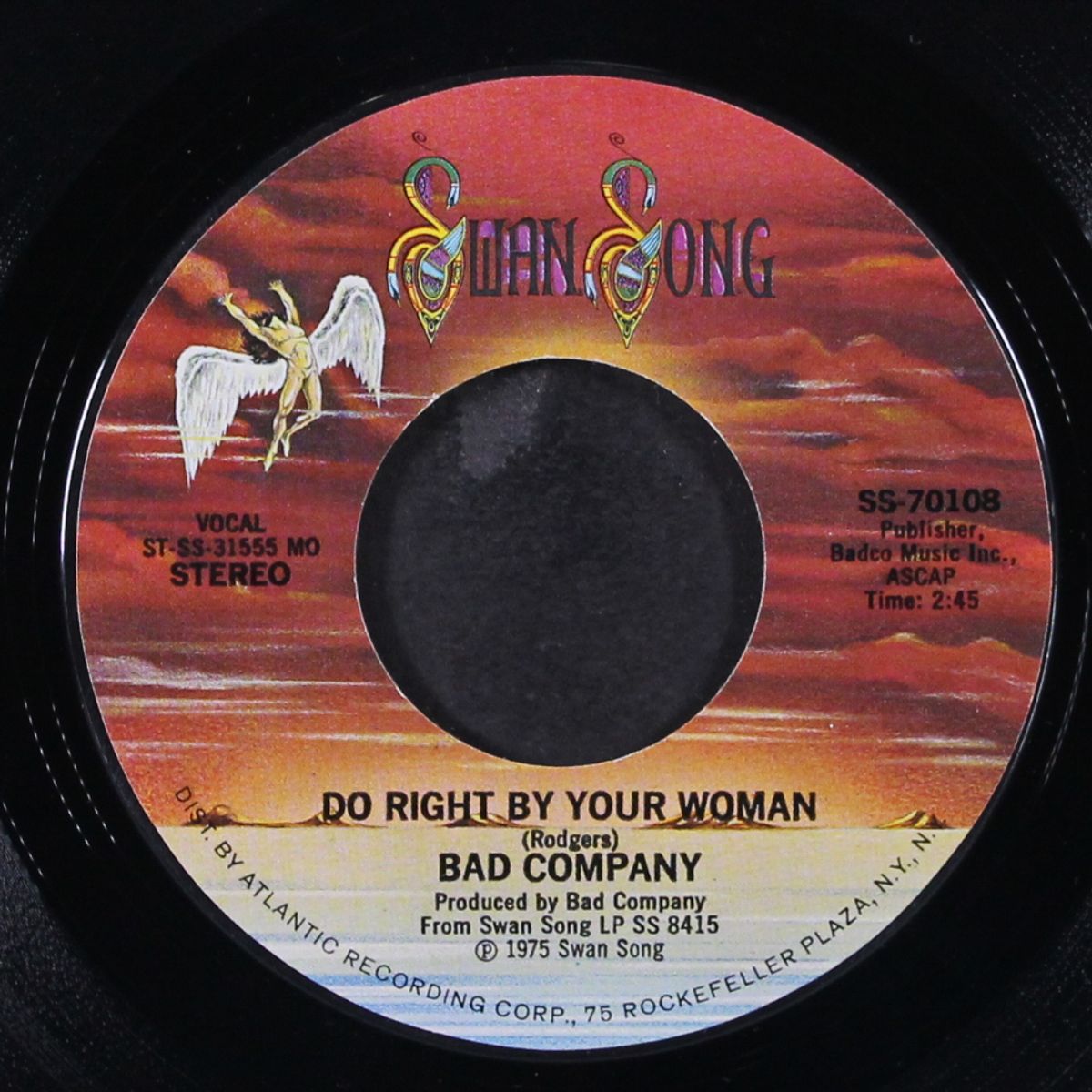 young blood / do right by your woman by BAD COMPANY