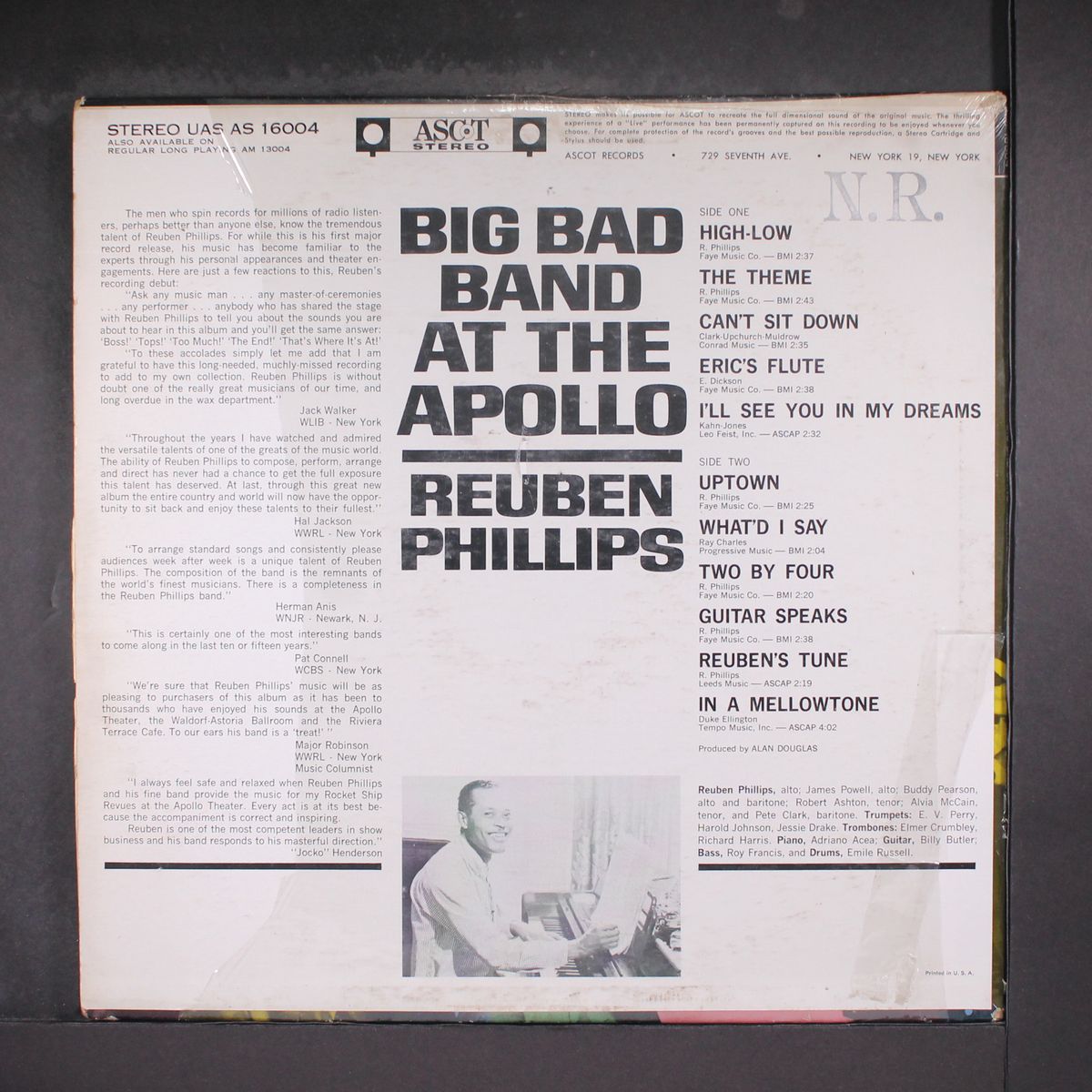big bad band at the apollo by REUBEN PHILLIPS