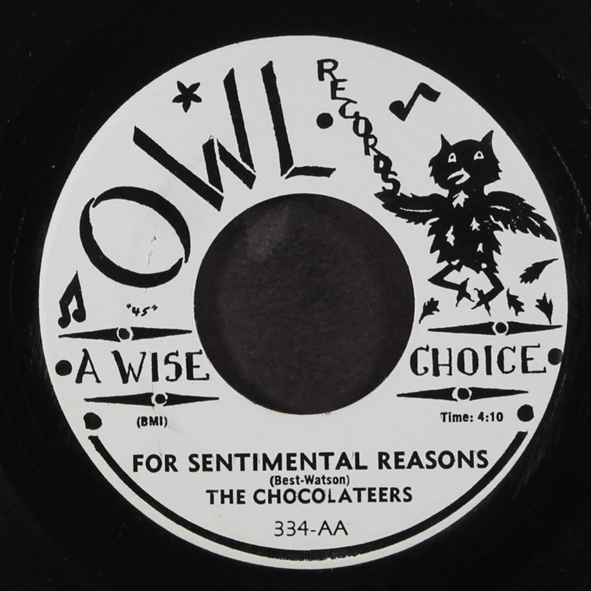 for sentimental reasons / don't knock by CHOCOLATEERS / SPIDERS