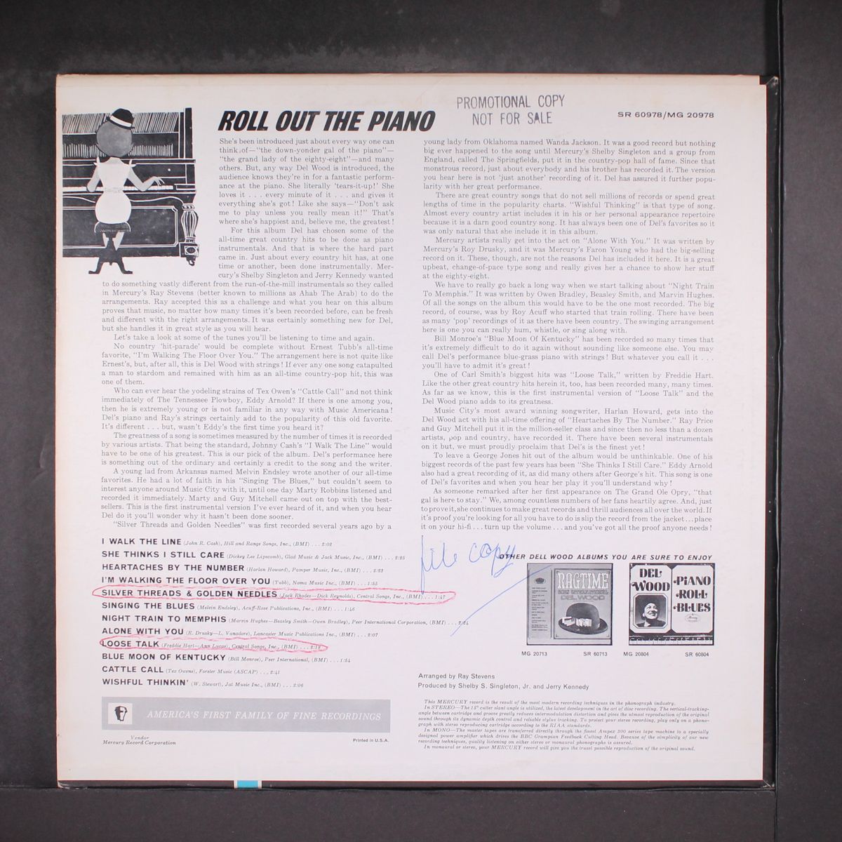 roll out the piano by DEL WOOD