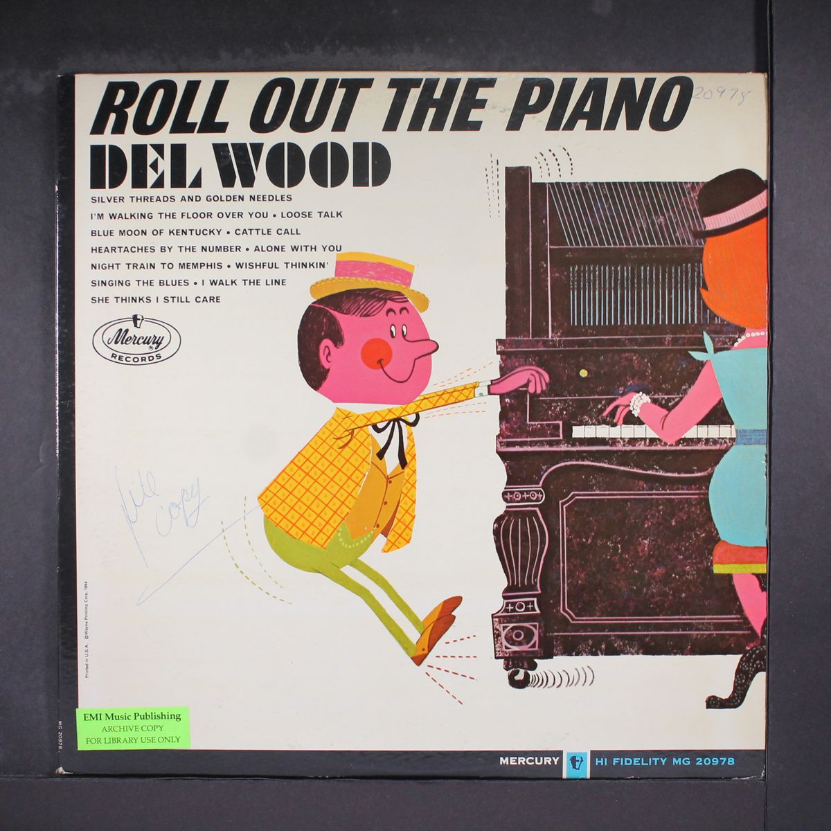 roll out the piano by DEL WOOD