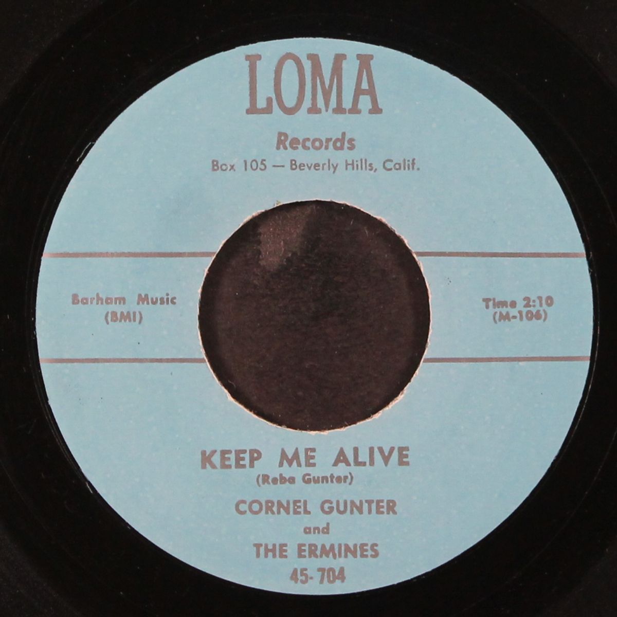 keep me alive / muchacha, muchacha by CORNEL GUNTER & ERMINES