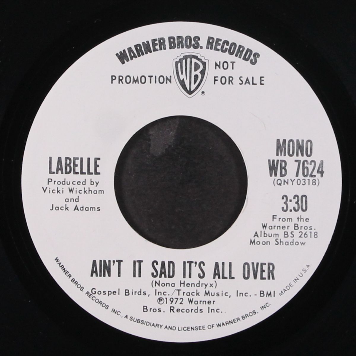 ain't it sad it's all over / mono by LABELLE