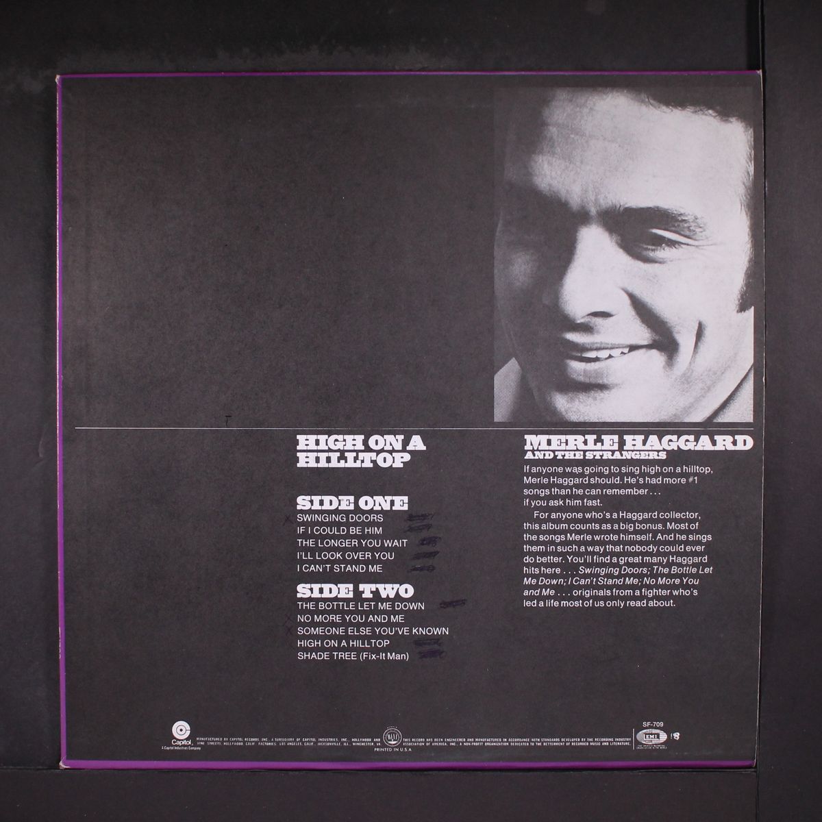 high on a hilltop by MERLE HAGGARD