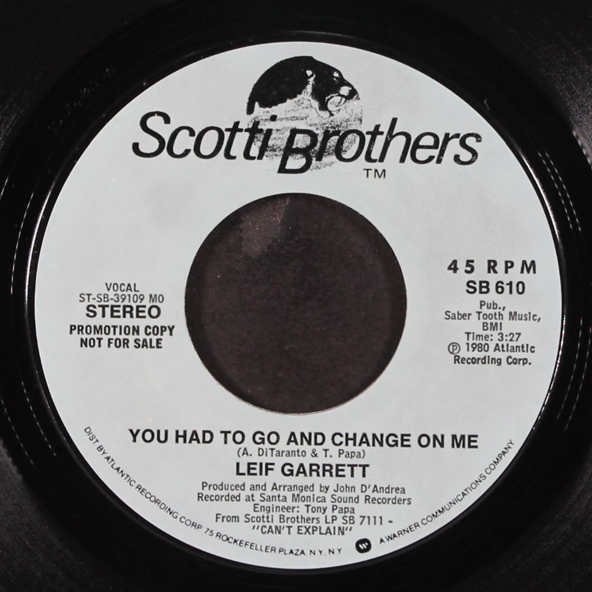 you had to go and change on me / mono by LEIF GARRETT