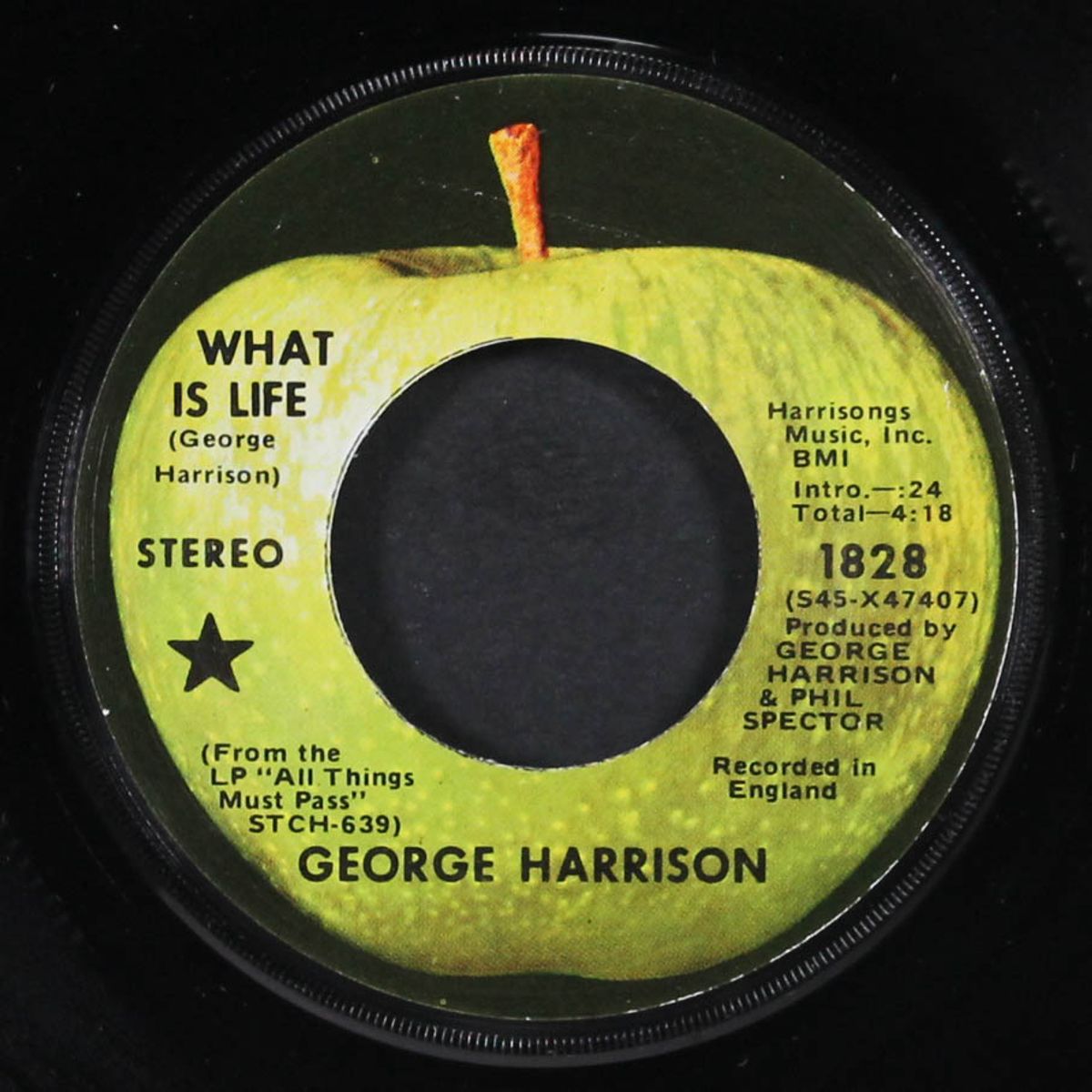 what is life / apple scruffs by GEORGE HARRISON